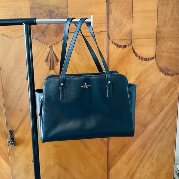 Kate Spade Black Leather Tote - Picture 15 of 16